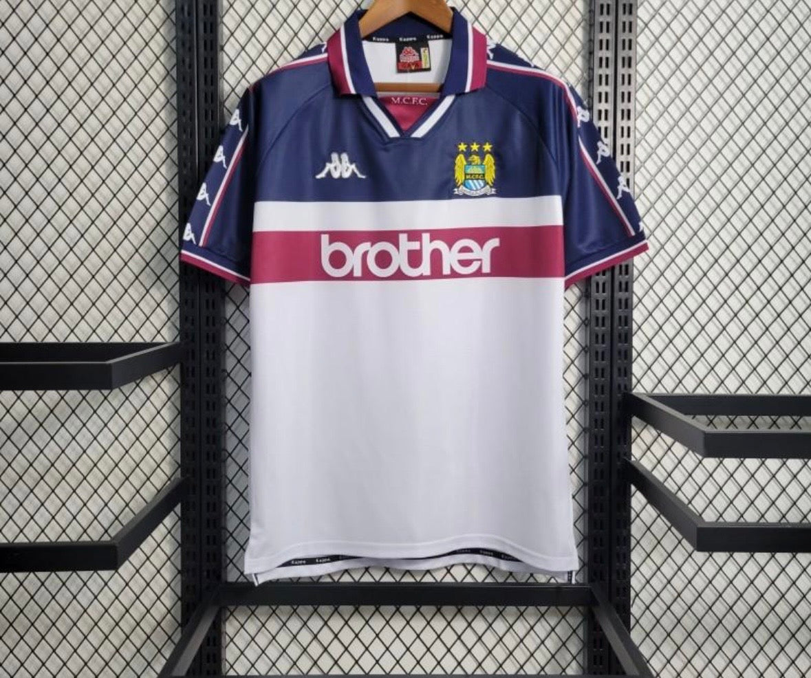 Maillot Rétro Manchester City Extérieur 1997/1998
