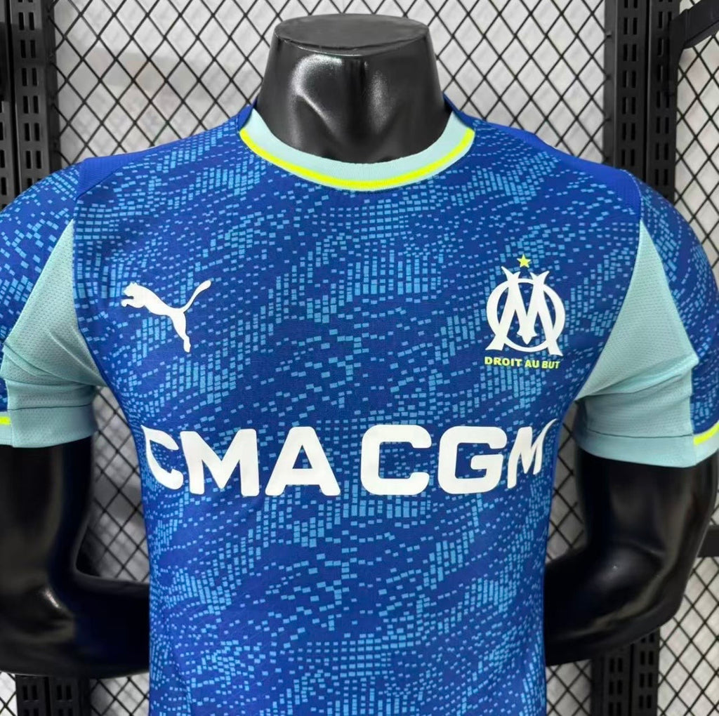 Maillot OM Third bleu 2025/2026 – Version Player