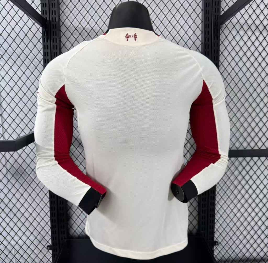 Maillot Liverpool Extérieur Manches Longues 2025/2026