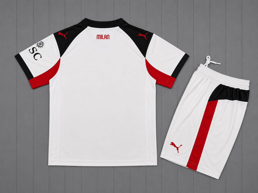 Ensemble AC Milan Extérieur 2025/2026 - Enfant & Adulte