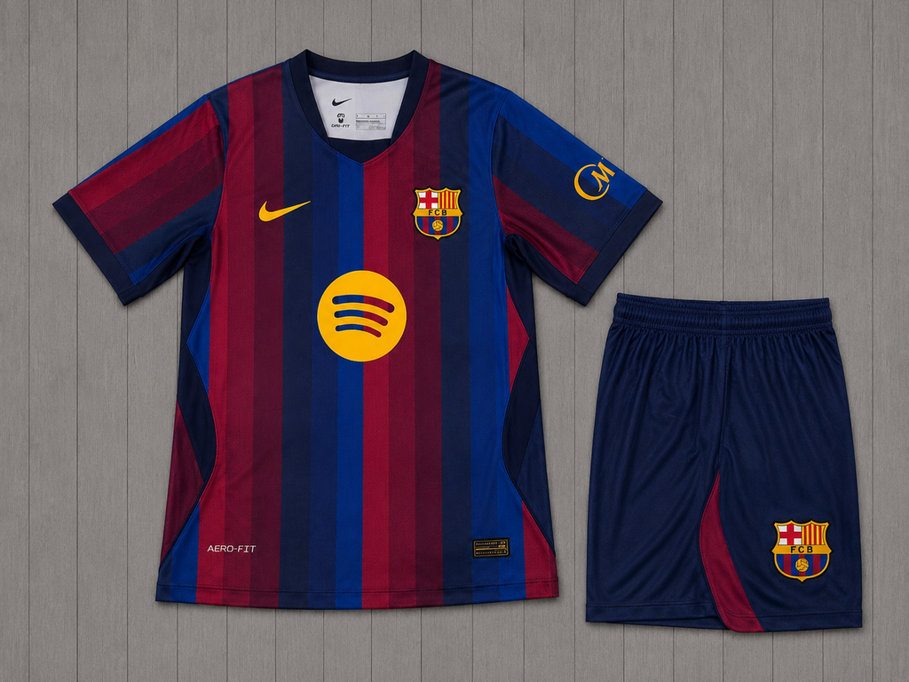 Ensemble FC Barcelone Domicile 2026/2027 - Enfant & Adulte