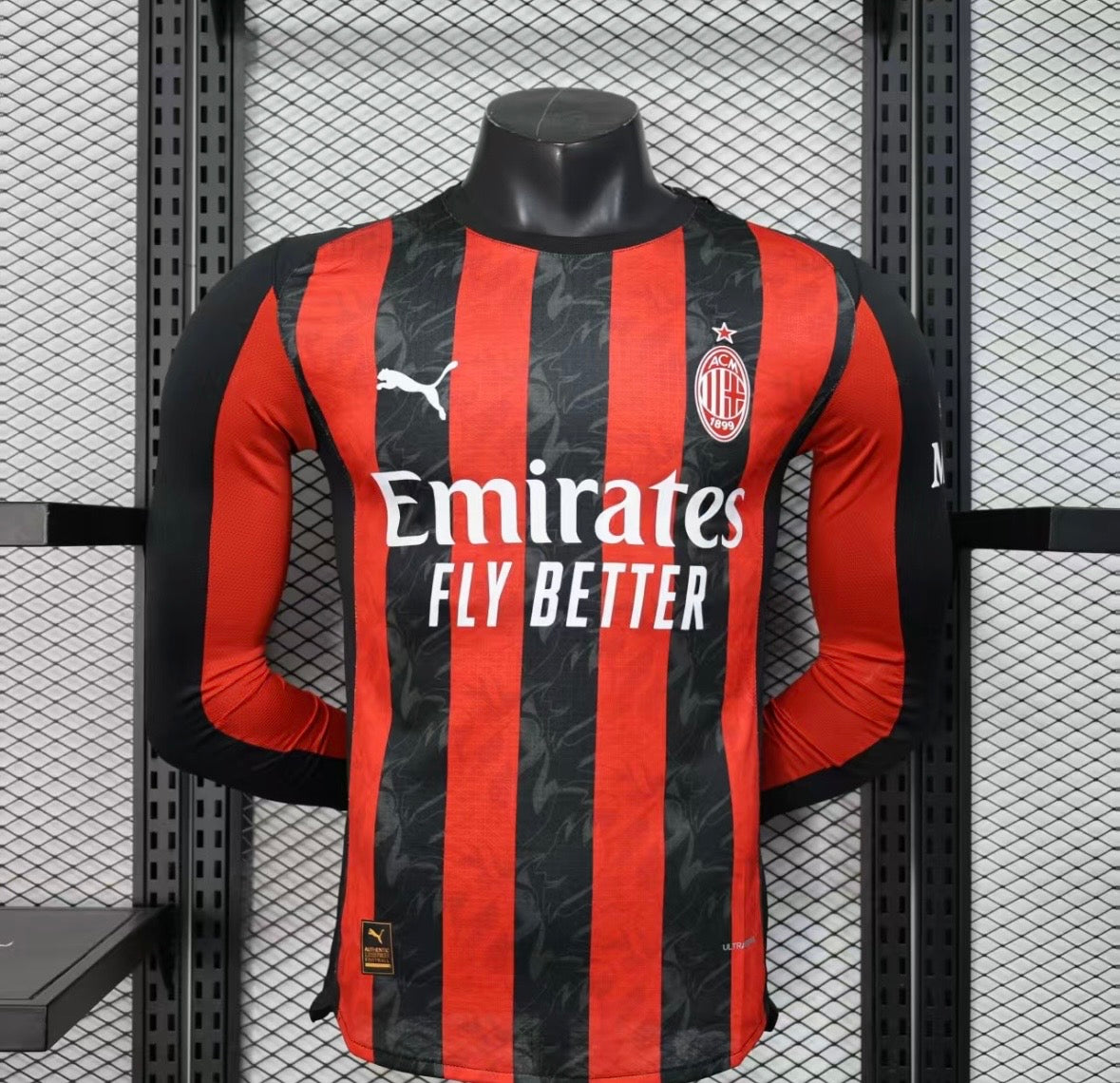 Maillot AC Milan Domicile Manches Longues 2025/2026