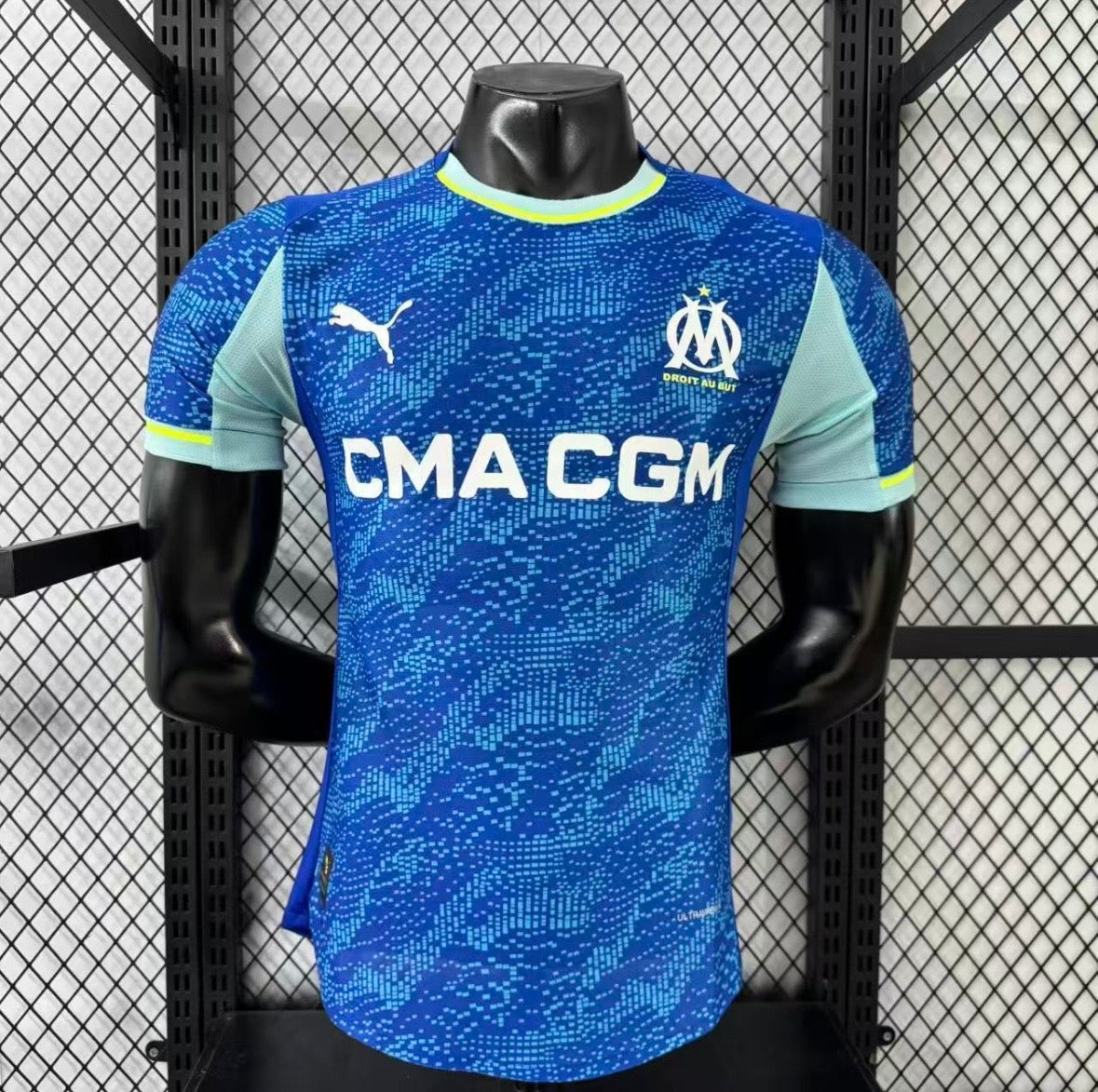 Maillot OM Third bleu 2025/2026 – Version Player