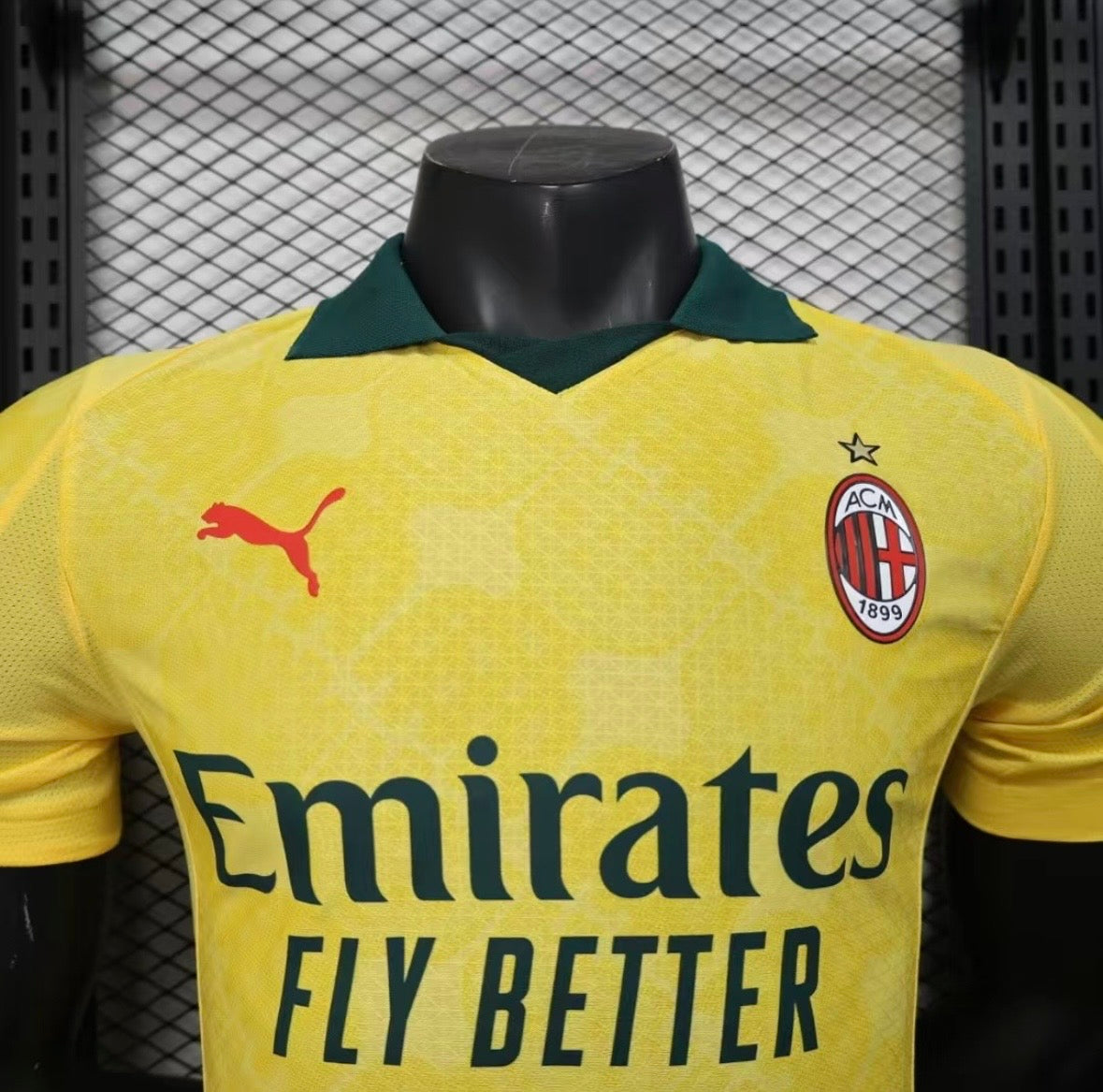 Maillot AC Milan Extérieur 2025/2026 – Version Player (Jaune)