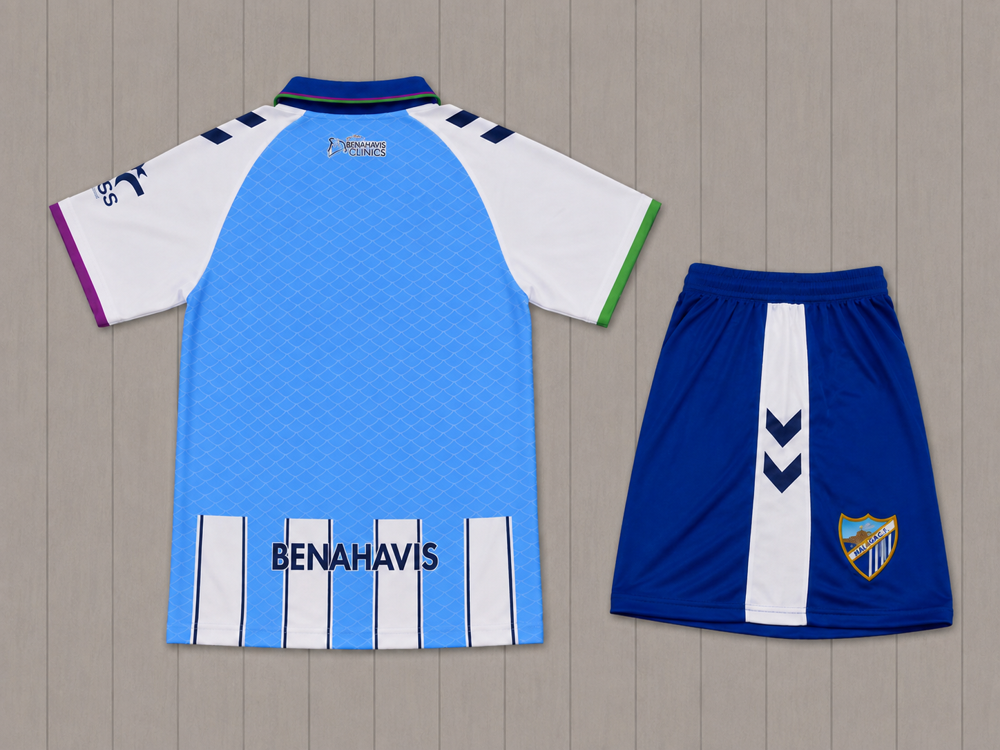 Ensemble Málaga CF Domicile 2026/2027 – Enfant & Adulte