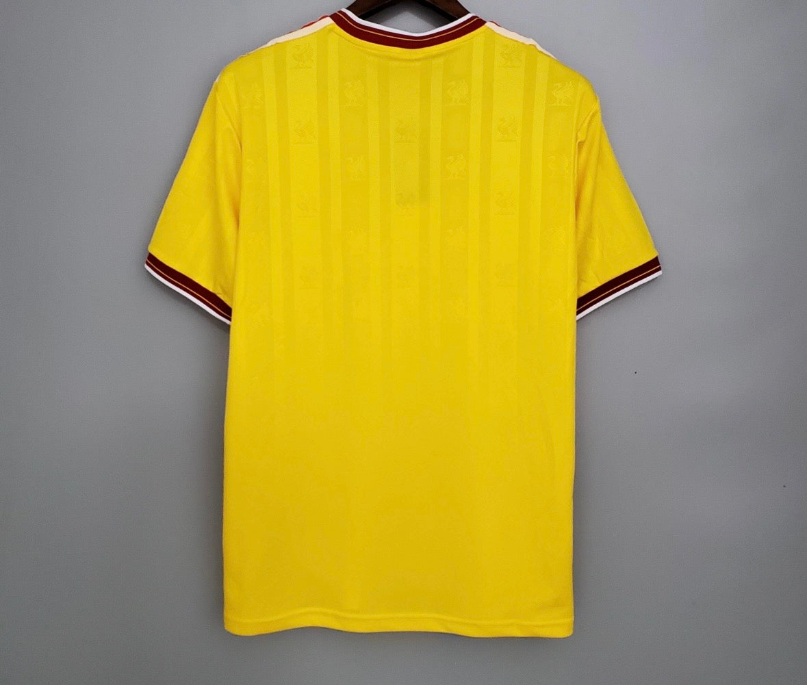 Maillot Rétro Liverpool Extérieur Jaune 1985/1986