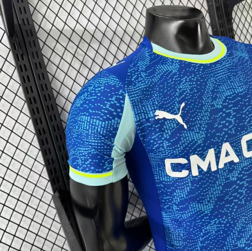 Maillot OM Third bleu 2025/2026 – Version Player