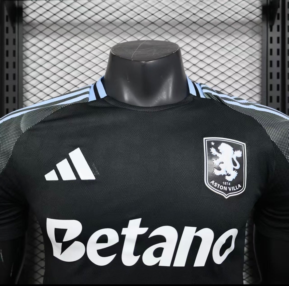 Maillot Aston Villa Extérieur Noir 2025/2026 – Version Player