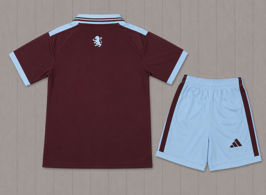 Ensemble Aston Villa Domicile 2026/2027 – Enfant & Adulte