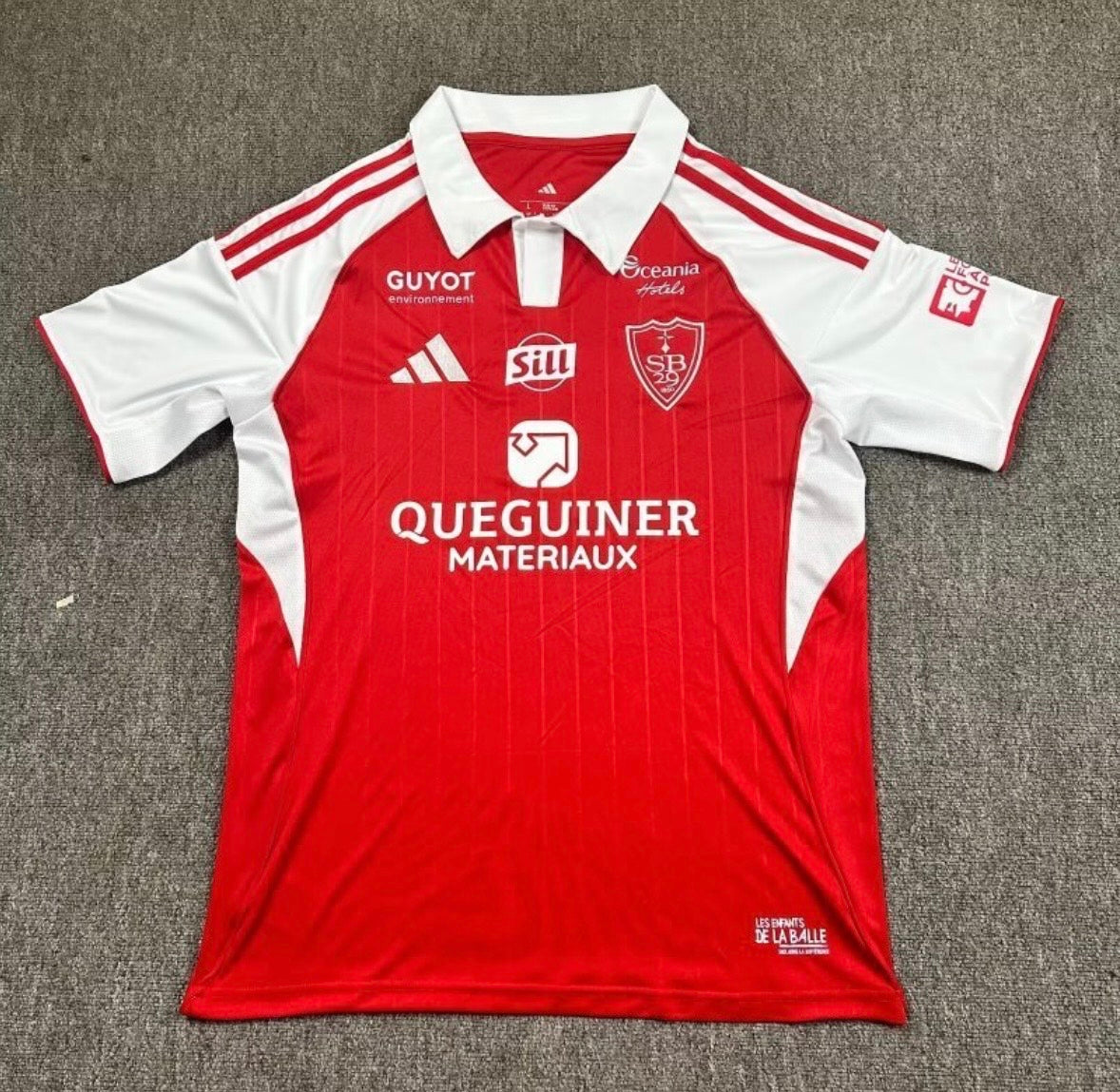 Maillot Stade Brestois Domicile 2025/2026 – Version Fan