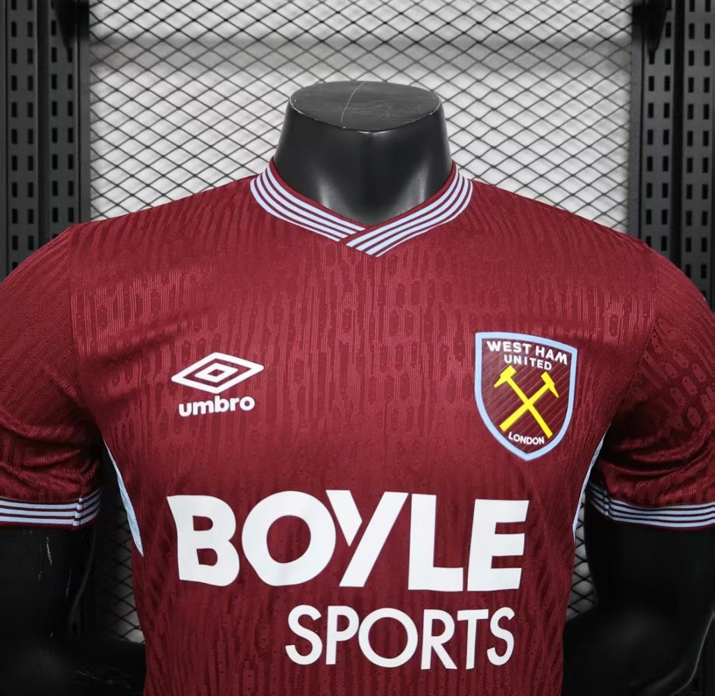 Maillot West Ham United Domicile 2025/2026 – Version Player