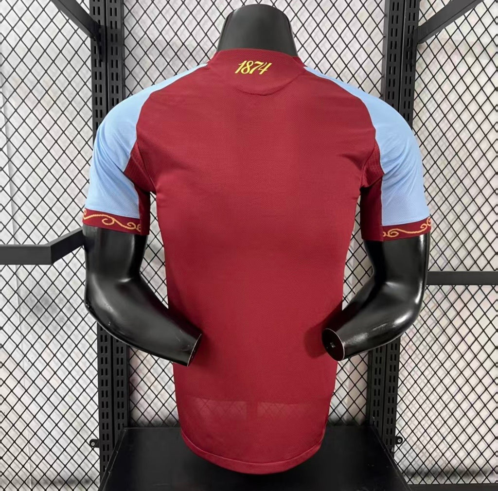 Maillot Aston Villa Domicile 2025/2026 – Version Player