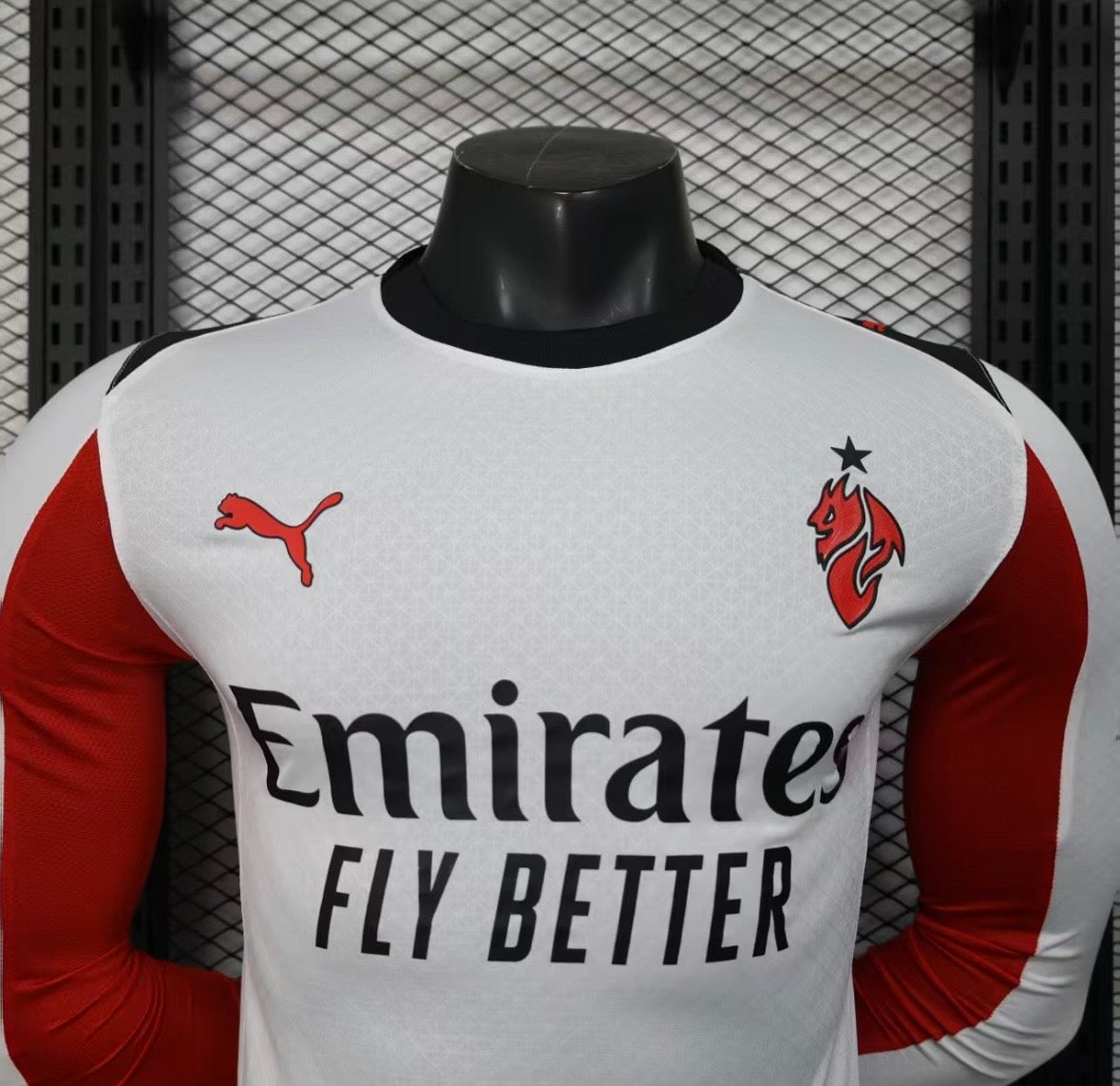 Maillot AC Milan Extérieur Manches Longues 2025/2026