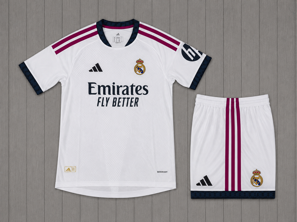 Ensemble Real Madrid Domicile 2026/2027 - Enfant & Adulte