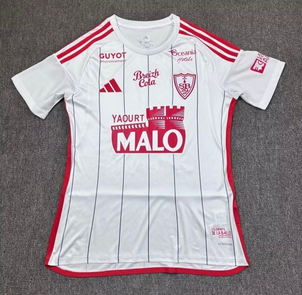 Maillot Stade Brestois Extérieur 2025/2026 – Version Fan