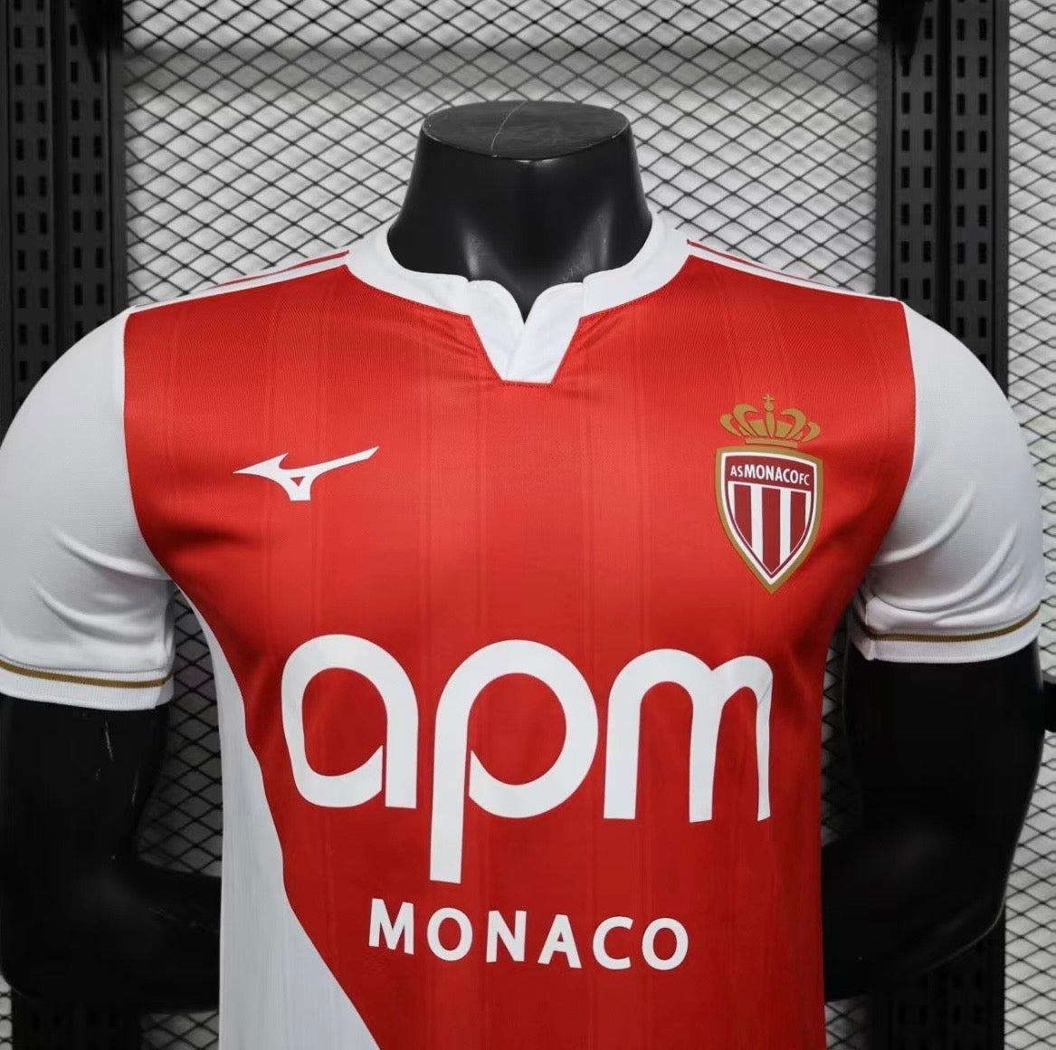 Maillot AS Monaco domicile 2025/2026 – Version joueur