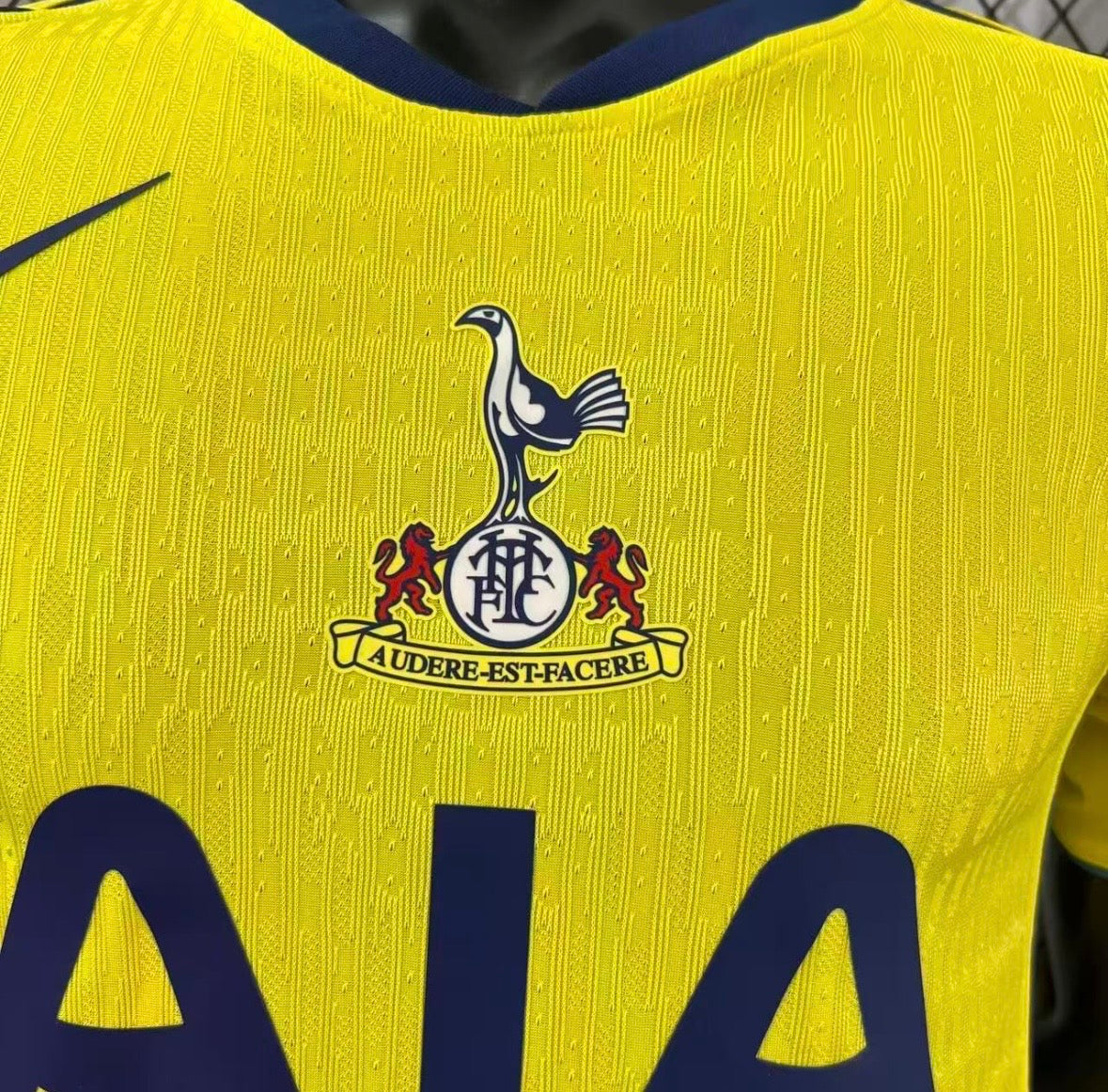 Maillot Tottenham Extérieur Jaune 2025/2026 – Version Player