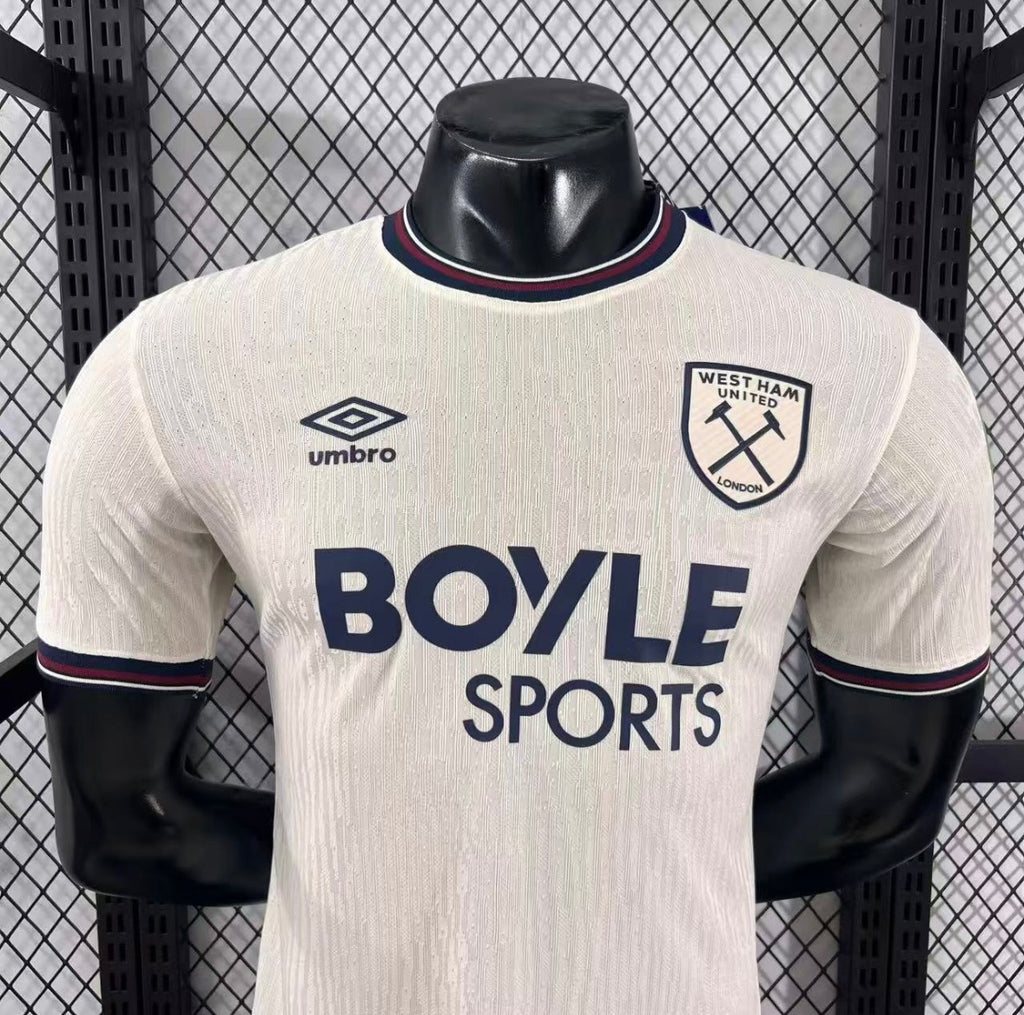 Maillot West Ham United Extérieur 2025/2026 – Version Player