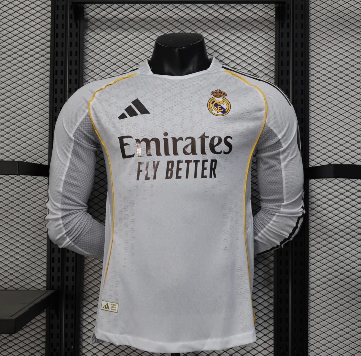Maillot Real Madrid Domicile Manches Longues 2025/2026