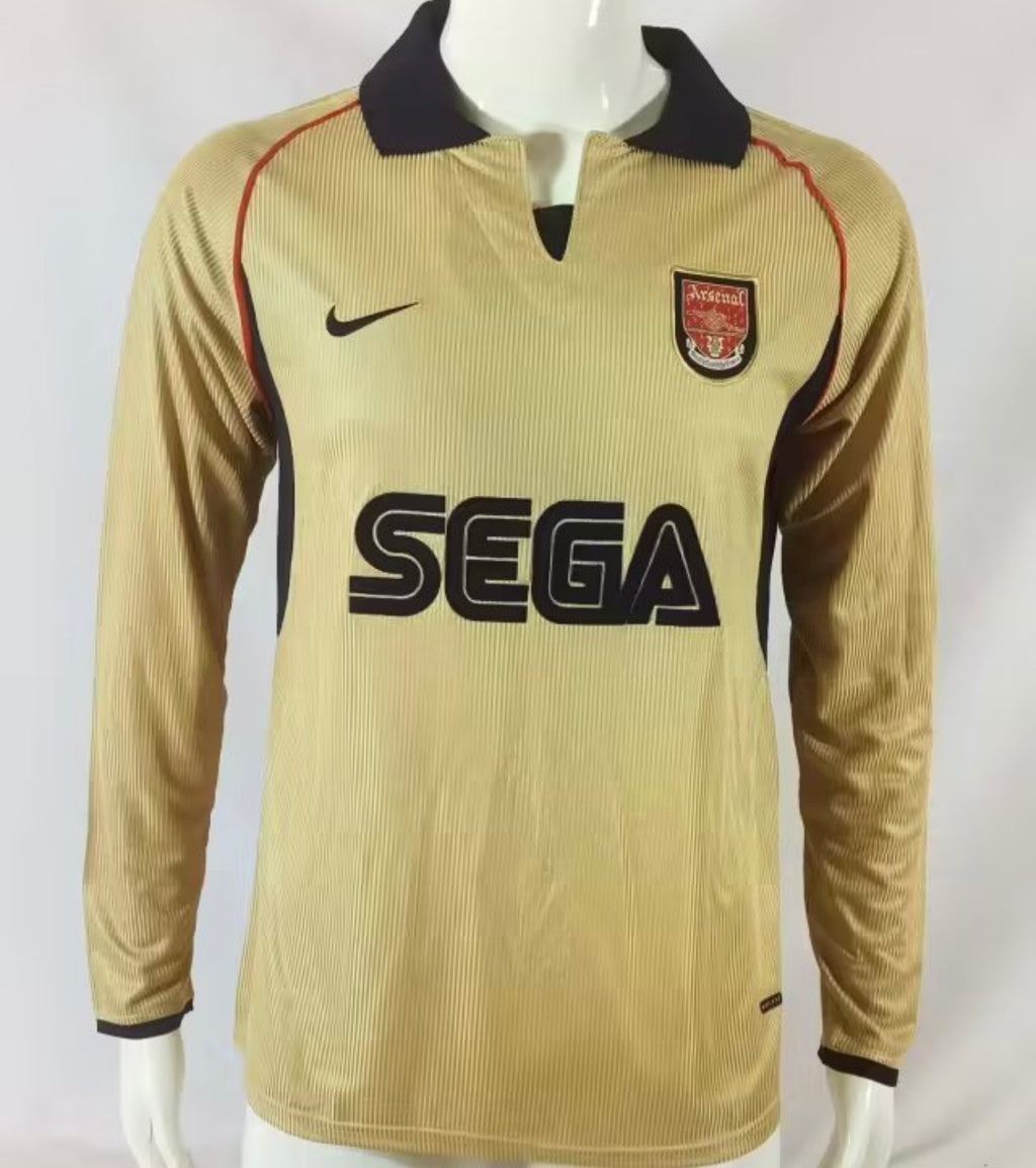 Maillot Rétro Arsenal Extérieur Manches Longues 2001/2002