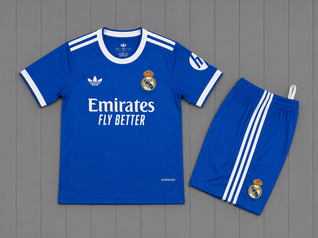 Ensemble Real Madrid Third 2025/2026 - Enfant & Adulte