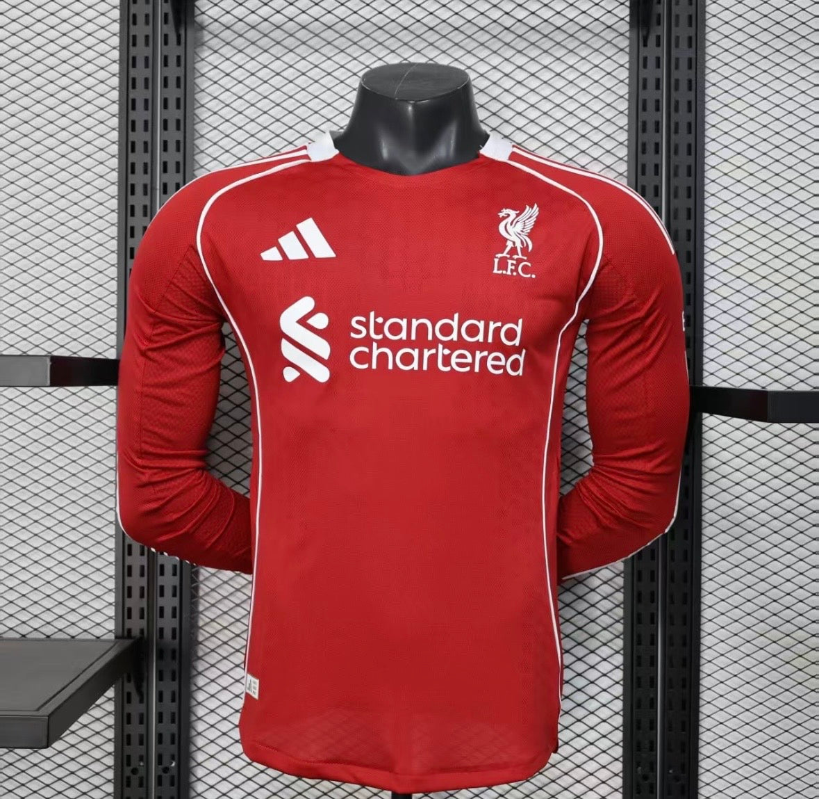 Maillot Liverpool Domicile Manches Longues 2025/2026