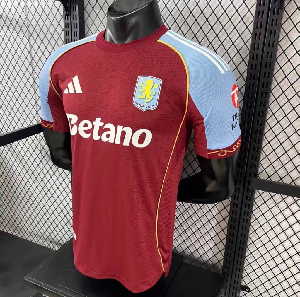 Maillot Aston Villa Domicile 2025/2026 – Version Player