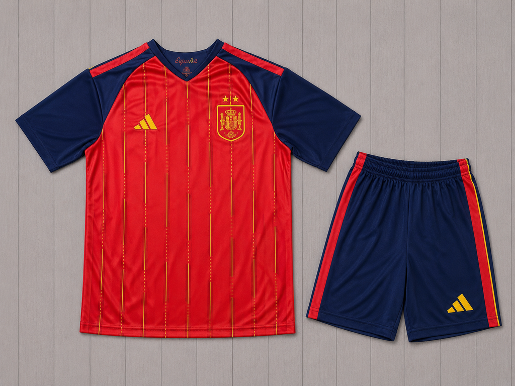Ensemble Espagne Domicile 2026/2027 – Enfant & Adulte