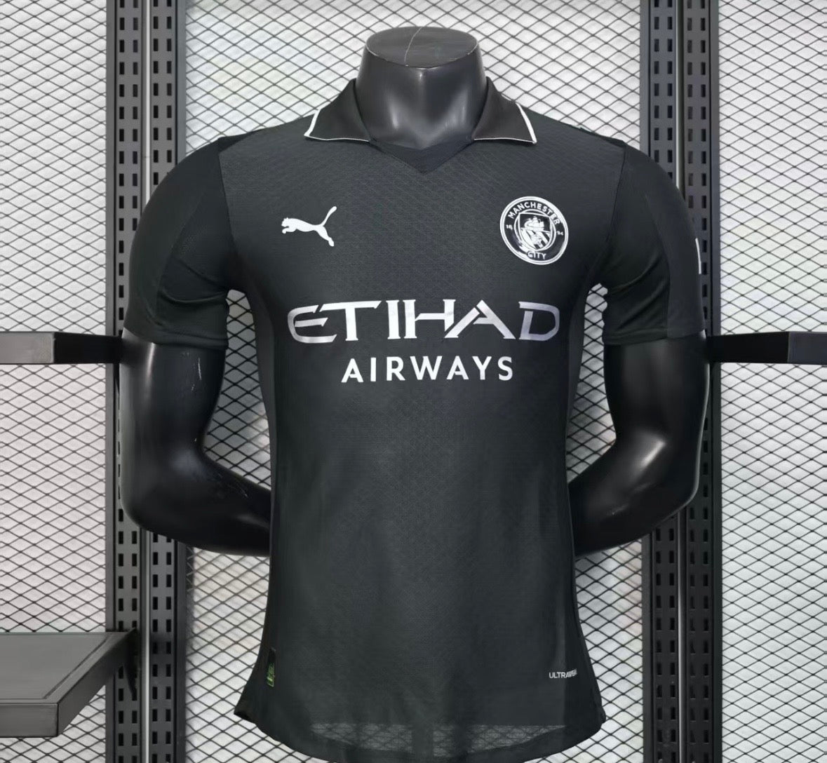 Maillot Player Version Manchester City Extérieur 2025/2026 – Noir
