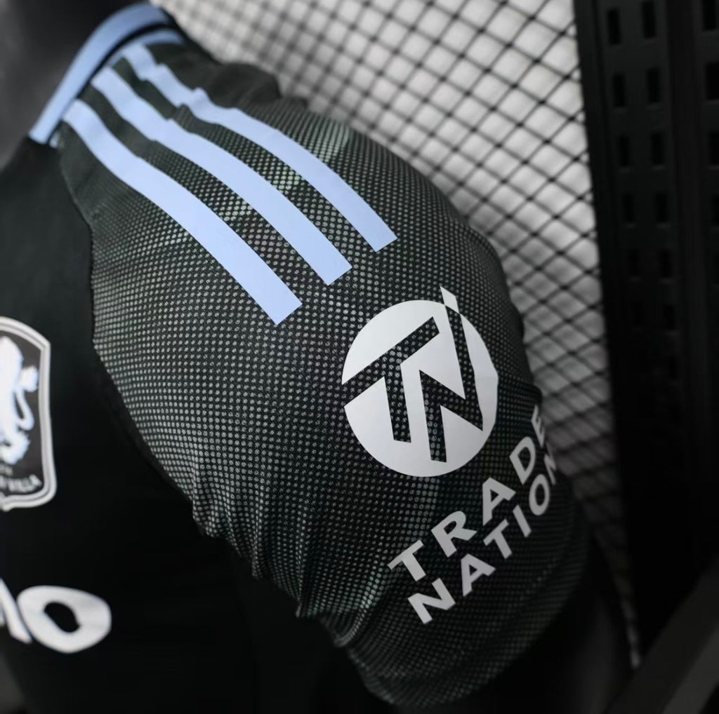 Maillot Aston Villa Extérieur Noir 2025/2026 – Version Player