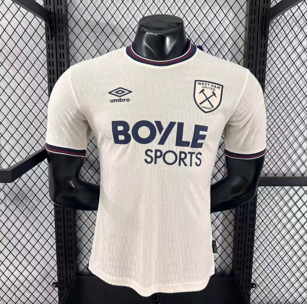 Maillot West Ham United Extérieur 2025/2026 – Version Player