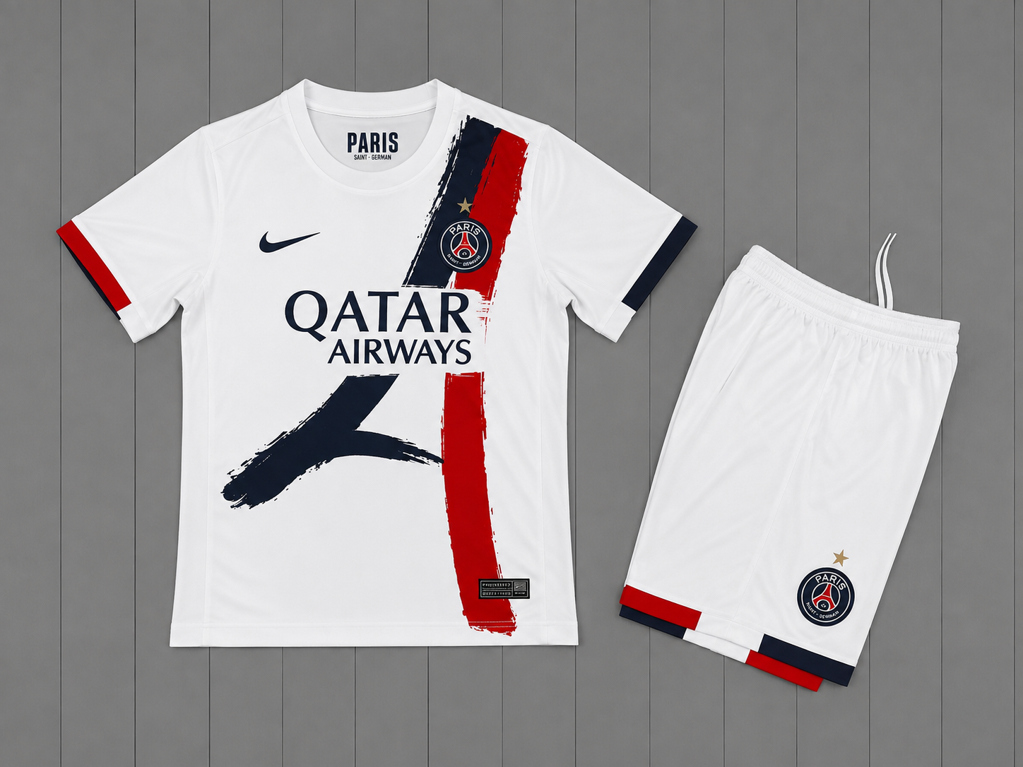 Ensemble PSG Champions d’Europe 2025/2026 - Enfant & Adulte